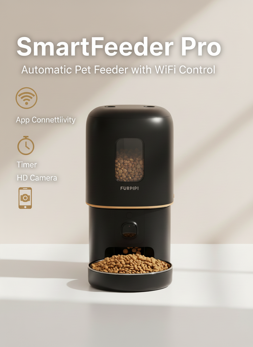 Smart Pet Feeder with Camera