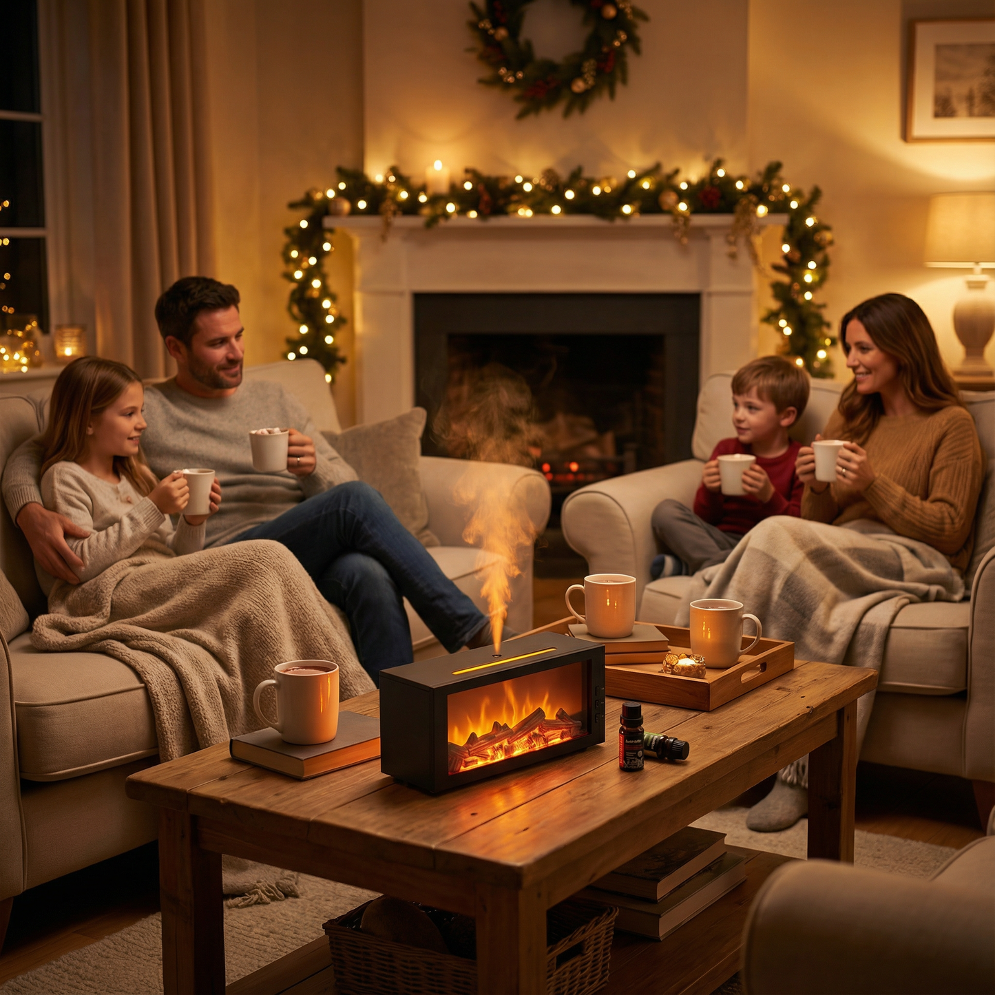 AuraFlame™ Oil Humidifier