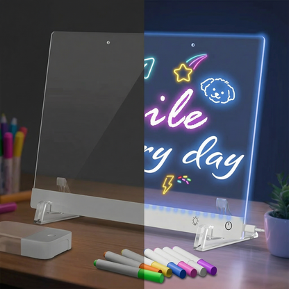 GLOWBOARD™ - LED Drawing & Note Fun Board