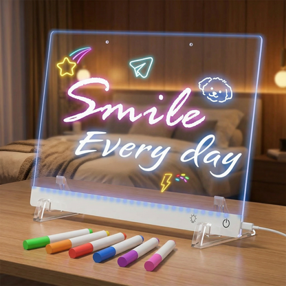 GLOWBOARD™ - LED Drawing & Note Fun Board