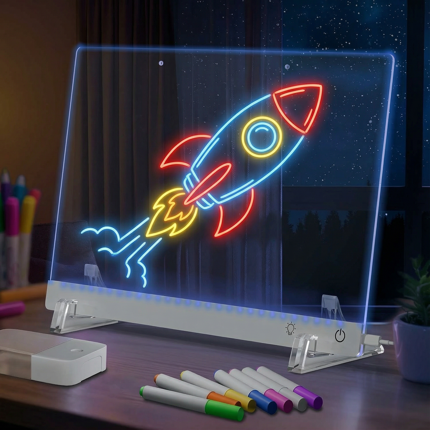 GLOWBOARD™ - LED Drawing & Note Fun Board