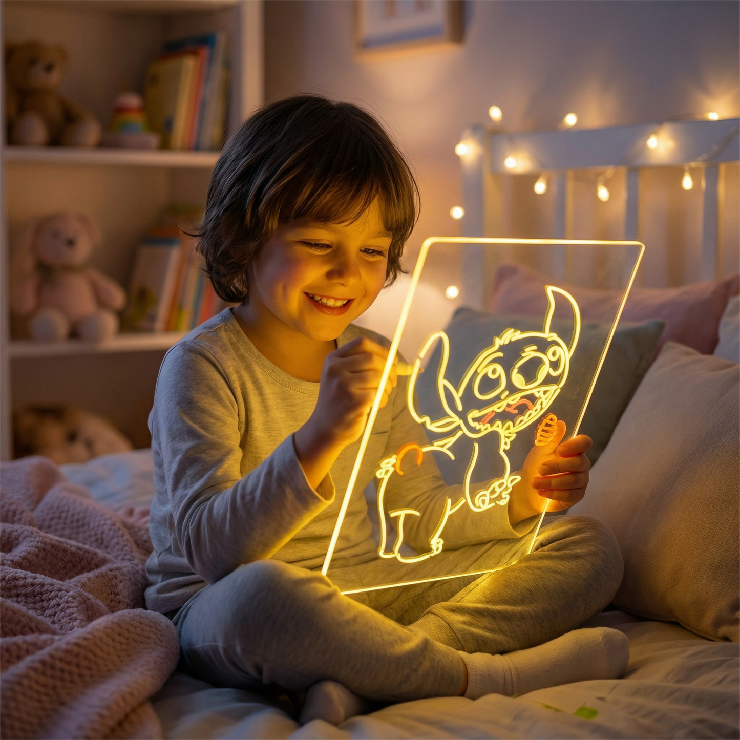 GLOWBOARD™ - LED Drawing & Note Fun Board