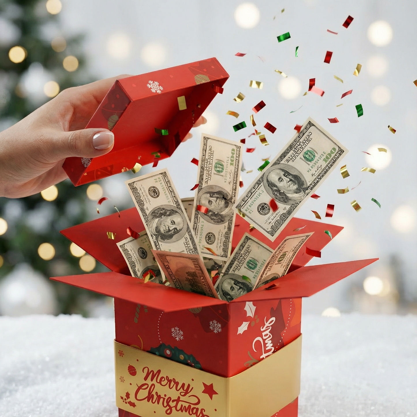 SnowBurst™ Surprise Gift BoxBag!